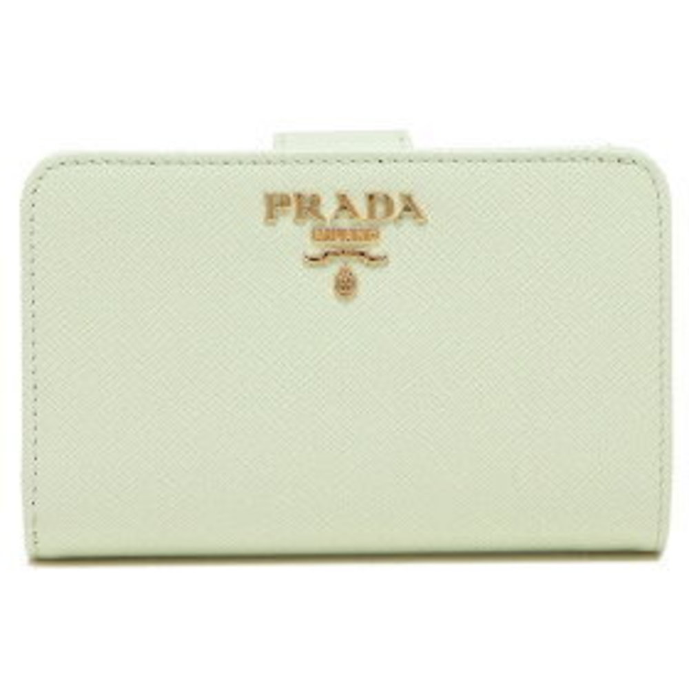 Prada Saffiano Green Bifold Wallet - Picture 5 of 9